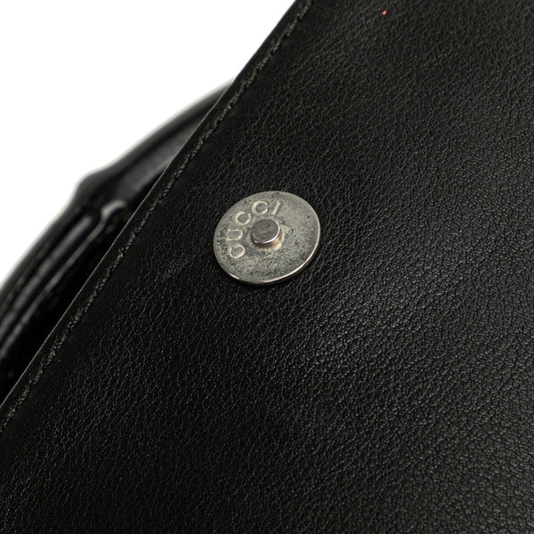 グッチ バンブー ワンショルダーバッグ 001 3239 ブラック レザー レディース GUCCI 【中古】