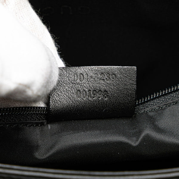 グッチ バンブー ワンショルダーバッグ 001 3239 ブラック レザー レディース GUCCI 【中古】