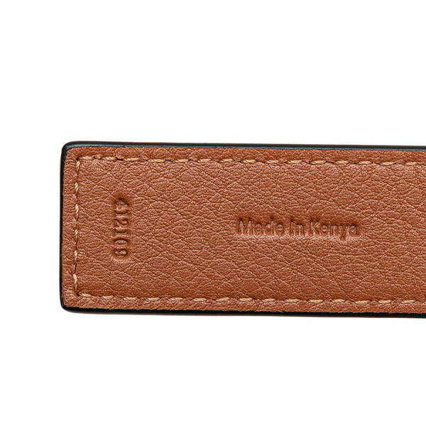 ロエベ バスケットバッグ ハンドバッグ かごバッグ オレンジ ブラウン ラフィア レザー レディース LOEWE 【中古】