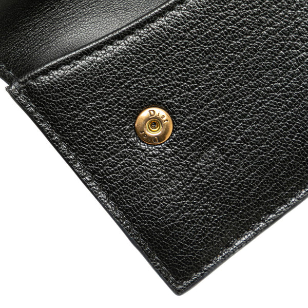 ディオール サドル コインケース ブラック レザー レディース Dior 【中古】