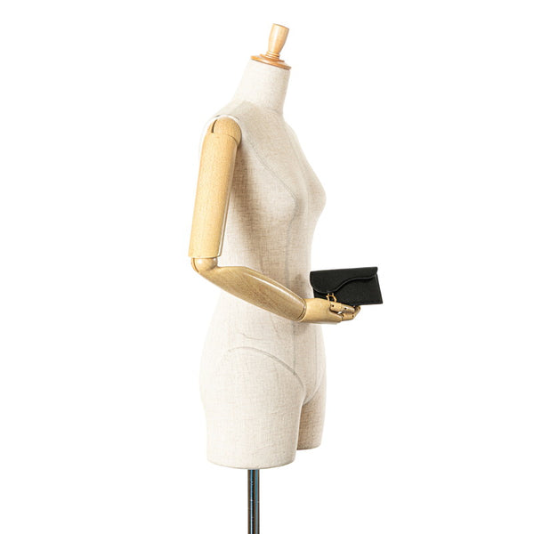 ディオール サドル コインケース ブラック レザー レディース Dior 【中古】