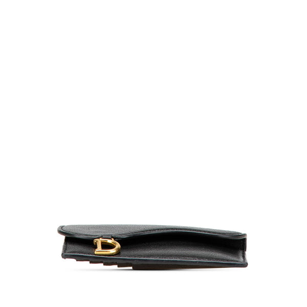 ディオール サドル コインケース ブラック レザー レディース Dior 【中古】
