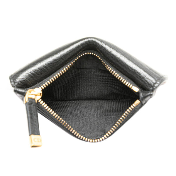 ディオール サドル コインケース ブラック レザー レディース Dior 【中古】