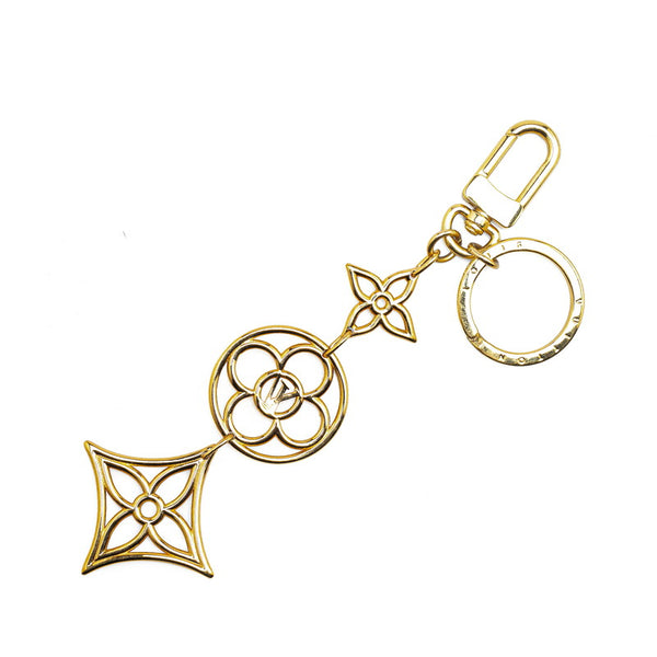 ルイ ヴィトン ツイッギー キーホルダー キーリング M01348 ゴールド メッキ レディース LOUIS VUITTON 【中古】