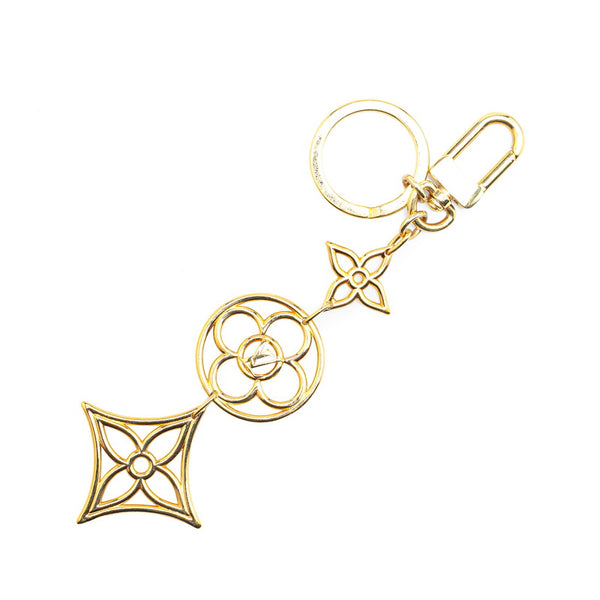 ルイ ヴィトン ツイッギー キーホルダー キーリング M01348 ゴールド メッキ レディース LOUIS VUITTON 【中古】