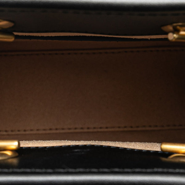 グッチ GGマーモント キルティング ハンドバッグ ショルダーバッグ 2WAY 696123 ブラック レザー レディース GUCCI 【中古】