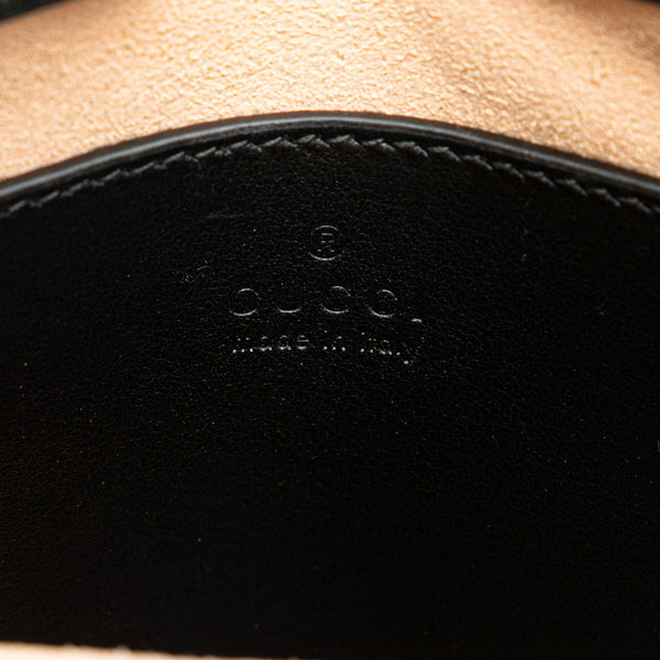 グッチ GGマーモント キルティング ハンドバッグ ショルダーバッグ 2WAY 696123 ブラック レザー レディース GUCCI 【中古】