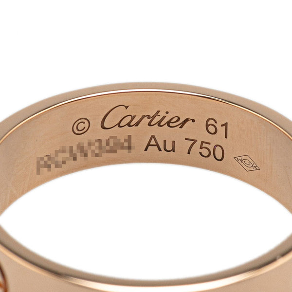 カルティエ ラブリング リング 指輪 #61 K18PG ピンクゴールド メンズ CARTIER 【中古】