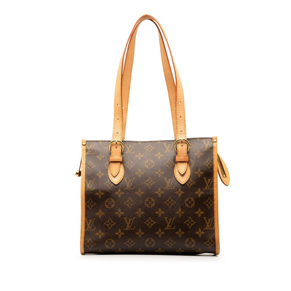 ルイ ヴィトン モノグラム ポパンクール オ ショルダーバッグ トートバッグ M40007 ブラウン PVC レザー レディース LOUIS VUITTON 【中古】