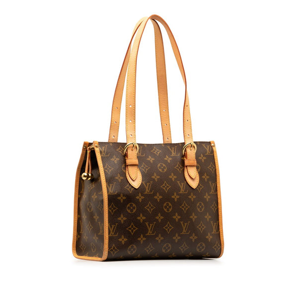 ルイ ヴィトン モノグラム ポパンクール オ ショルダーバッグ トートバッグ M40007 ブラウン PVC レザー レディース LOUIS VUITTON 【中古】