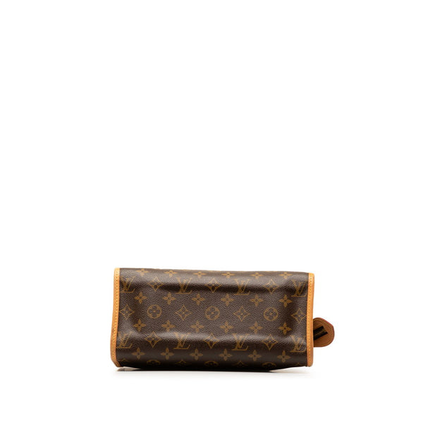 ルイ ヴィトン モノグラム ポパンクール オ ショルダーバッグ トートバッグ M40007 ブラウン PVC レザー レディース LOUIS VUITTON 【中古】