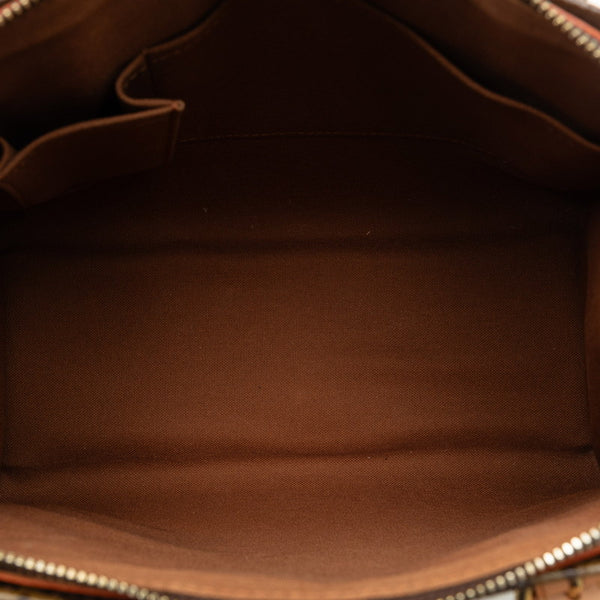 ルイ ヴィトン モノグラム ポパンクール オ ショルダーバッグ トートバッグ M40007 ブラウン PVC レザー レディース LOUIS VUITTON 【中古】