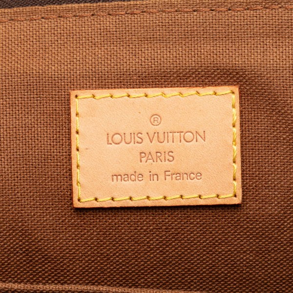 ルイ ヴィトン モノグラム ポパンクール オ ショルダーバッグ トートバッグ M40007 ブラウン PVC レザー レディース LOUIS VUITTON 【中古】