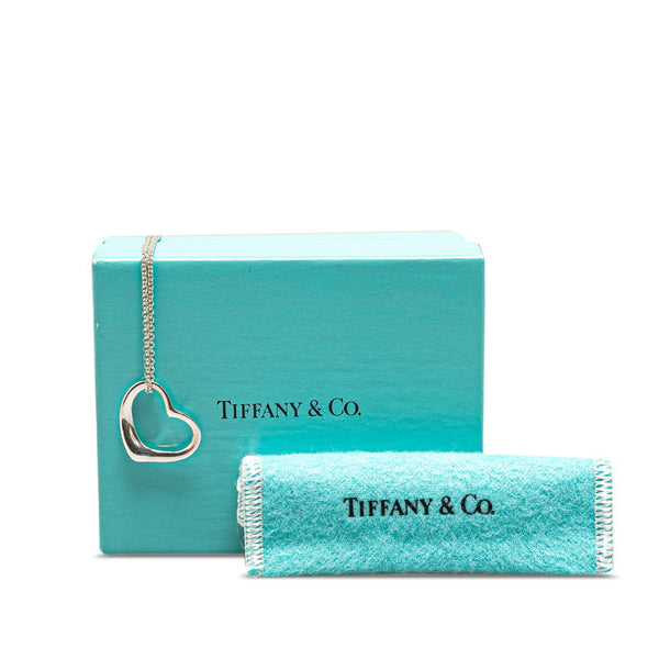 ティファニー オープンハート ネックレス SV925 シルバー レディース TIFFANY&Co. 【中古】