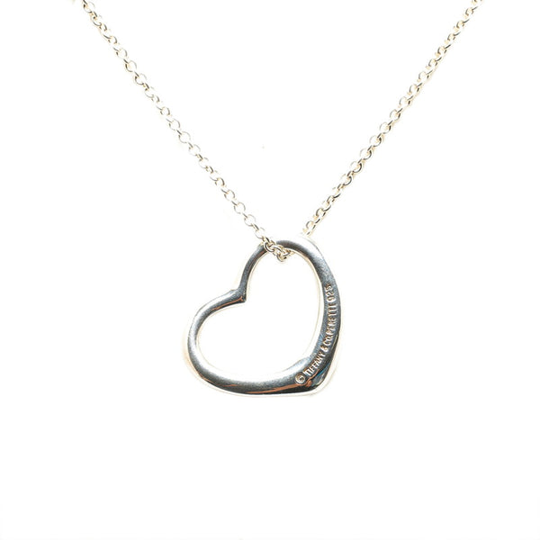 ティファニー オープンハート ネックレス SV925 シルバー レディース TIFFANY&Co. 【中古】