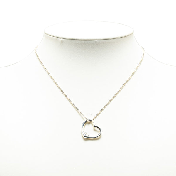 ティファニー オープンハート ネックレス SV925 シルバー レディース TIFFANY&Co. 【中古】