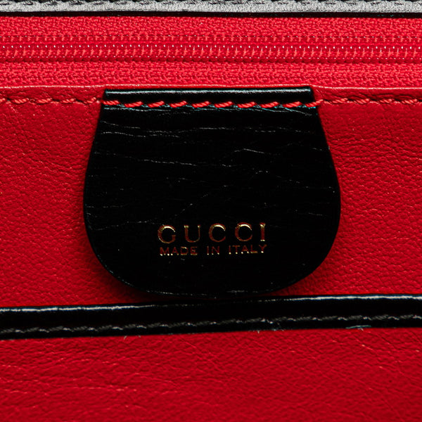 グッチ バンブー ハンドバッグ ショルダーバッグ 2WAY 000 2046 ブラック レザー レディース GUCCI 【中古】