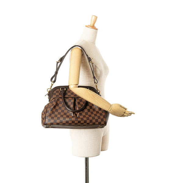 ルイ ヴィトン ダミエ トレヴィPM ハンドバッグ ショルダーバッグ 2WAY  N51997 ブラウン PVC レザー レディース LOUIS VUITTON 【中古】