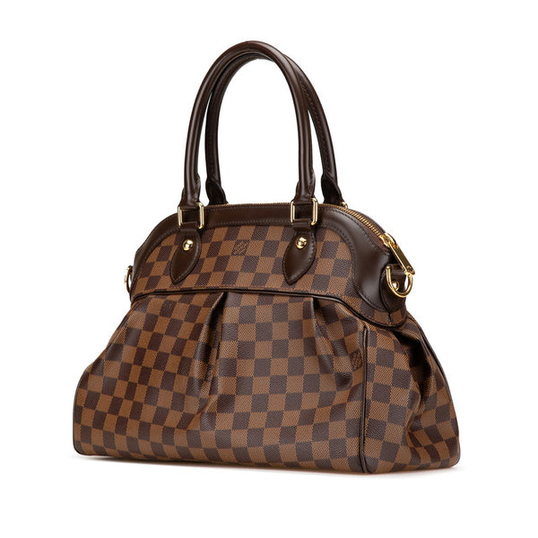ルイ ヴィトン ダミエ トレヴィPM ハンドバッグ ショルダーバッグ 2WAY  N51997 ブラウン PVC レザー レディース LOUIS VUITTON 【中古】