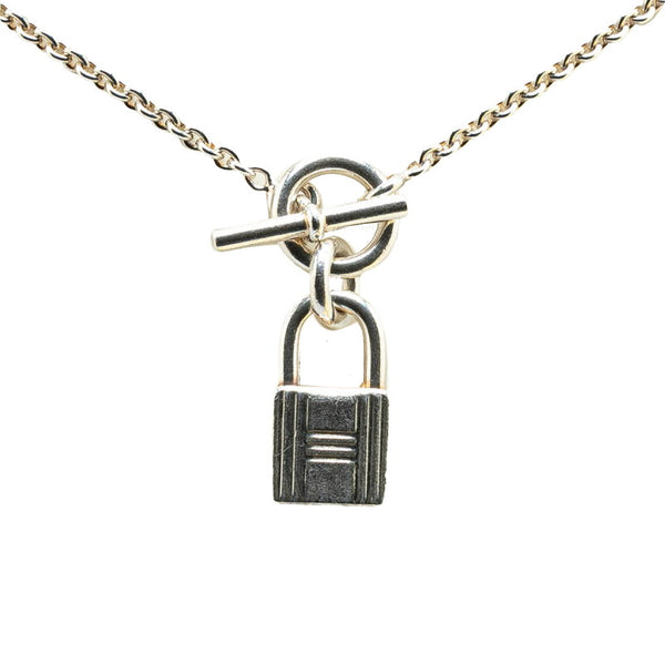 エルメス アミュレット ケリー カデナ ネックレス SV925 シルバー レディース HERMES 【中古】