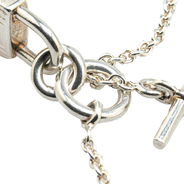 エルメス アミュレット ケリー カデナ ネックレス SV925 シルバー レディース HERMES 【中古】
