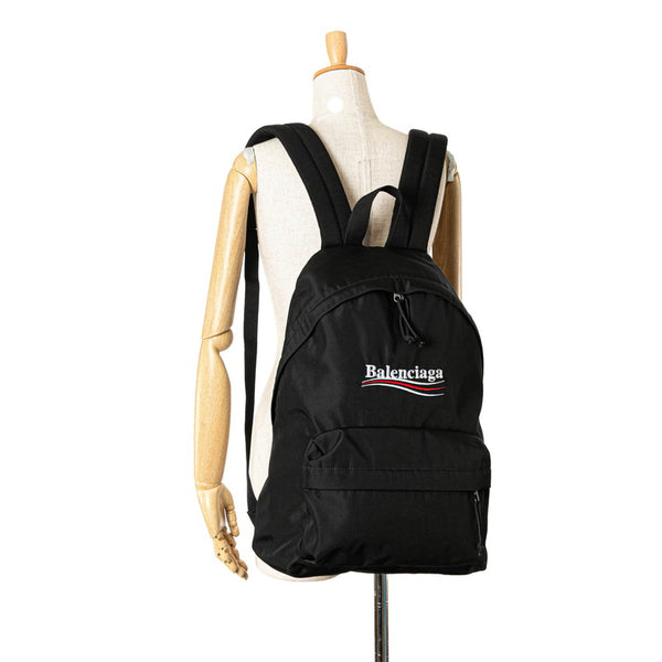 バレンシアガ エクスプローラー リュック バックパック 503221 ブラック マルチカラー ナイロン キャンバス メンズ BALENCIAGA 【中古】