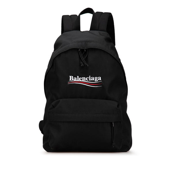 バレンシアガ エクスプローラー リュック バックパック 503221 ブラック マルチカラー ナイロン キャンバス メンズ BALENCIAGA 【中古】