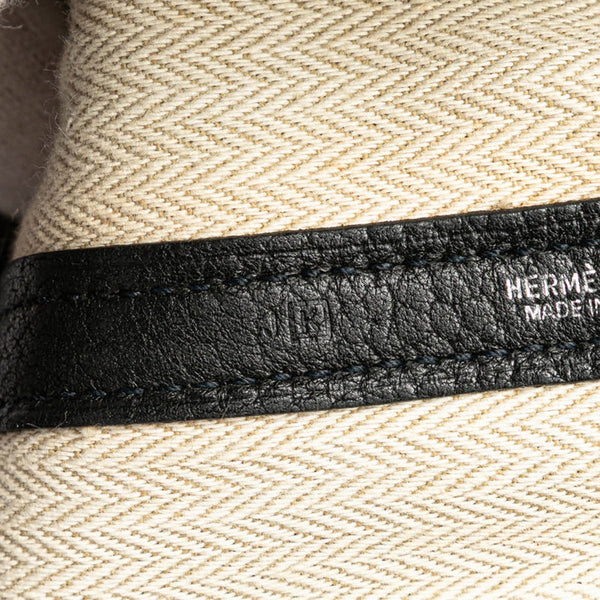 エルメス ガーデンパーティTPM ハンドバッグ トートバッグ ブラック カントリー レディース HERMES 【中古】