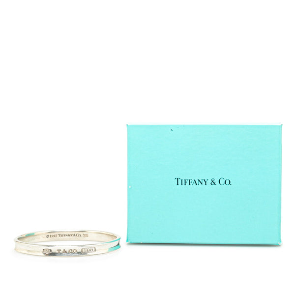 ティファニー ナロー バングル ブレスレット SV925 シルバー レディース TIFFANY&Co. 【中古】