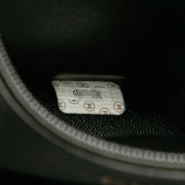 シャネル ココマーク バニティバッグ ハンドバッグ ブラック キャビアスキン レディース CHANEL 【中古】