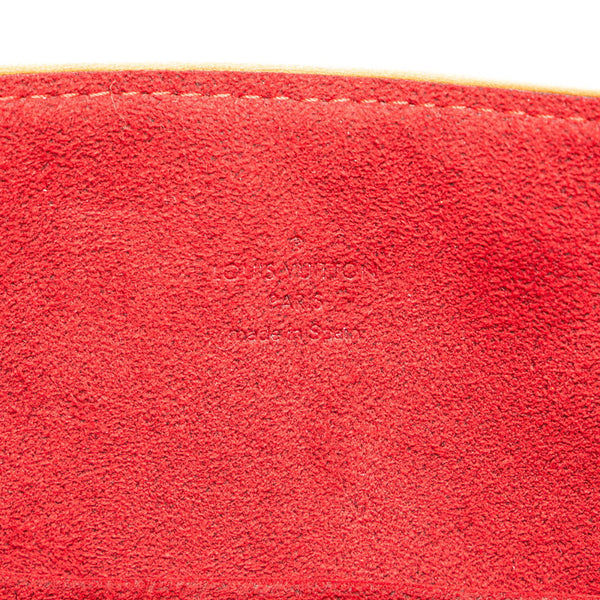 ルイ ヴィトン モノグラム グリート ハンドバッグ トートバッグ M55210 ブラウン PVC レザー レディース LOUIS VUITTON 【中古】