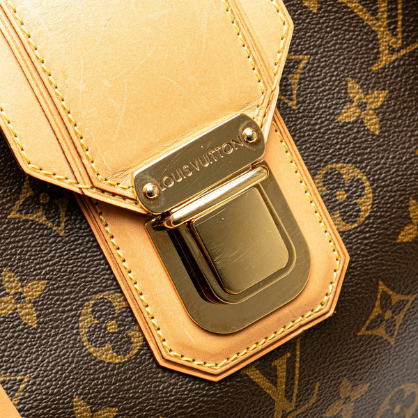 ルイ ヴィトン モノグラム グリート ハンドバッグ トートバッグ M55210 ブラウン PVC レザー レディース LOUIS VUITTON 【中古】