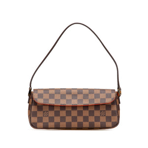 ルイ ヴィトン ダミエ レコレータ ハンドバッグ ショルダーバッグ N51299 ブラウン PVC レザー レディース LOUIS VUITTON 【中古】