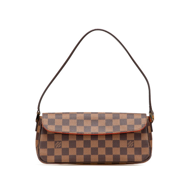 ルイ ヴィトン ダミエ レコレータ ハンドバッグ ショルダーバッグ N51299 ブラウン PVC レザー レディース LOUIS VUITTON 【中古】