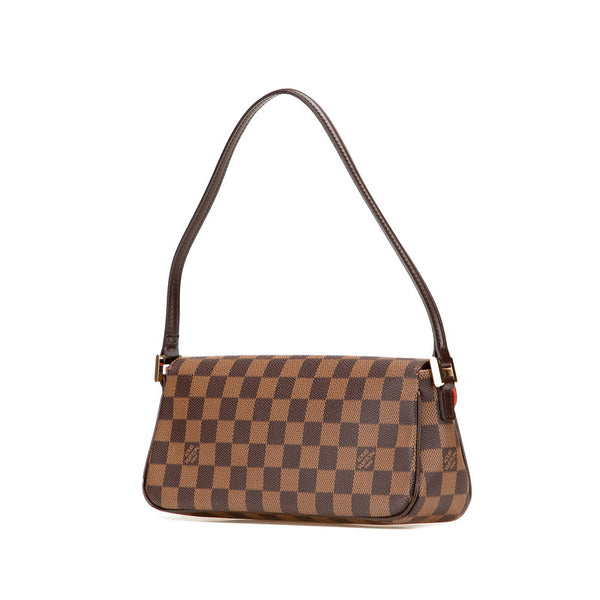 ルイ ヴィトン ダミエ レコレータ ハンドバッグ ショルダーバッグ N51299 ブラウン PVC レザー レディース LOUIS VUITTON 【中古】