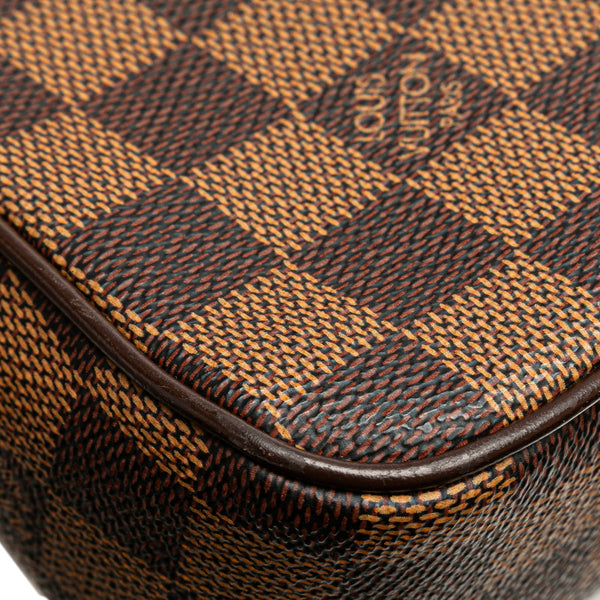ルイ ヴィトン ダミエ レコレータ ハンドバッグ ショルダーバッグ N51299 ブラウン PVC レザー レディース LOUIS VUITTON 【中古】