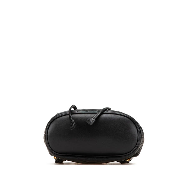 グッチ GGマーモント リュック バックパック 528129 ブラック レザー レディース GUCCI 【中古】