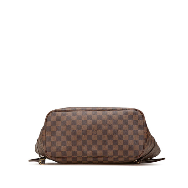 ルイ ヴィトン ダミエ ネヴァーフルMM トートバッグ ショルダーバッグ N41358 ブラウン PVC レザー レディース LOUIS VUITTON 【中古】