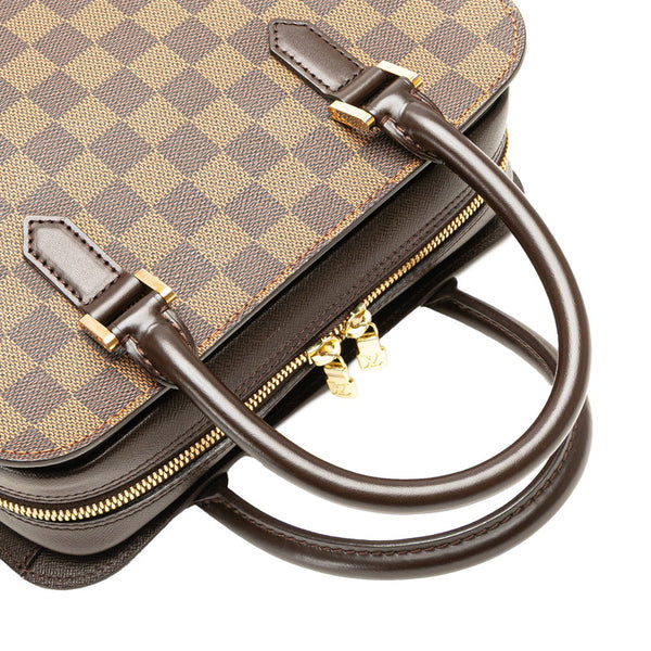 ルイ ヴィトン ダミエ トリアナ ハンドバッグ N51155 ブラウン PVC レザー レディース LOUIS VUITTON 【中古】