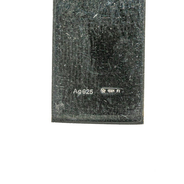 グッチ ロゴプレート ネックレス SV925 シルバー レディース GUCCI 【中古】