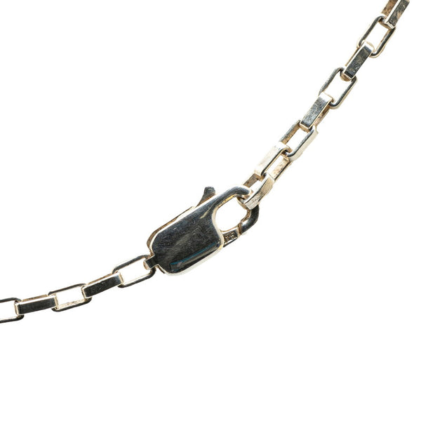 グッチ ロゴプレート ネックレス SV925 シルバー レディース GUCCI 【中古】