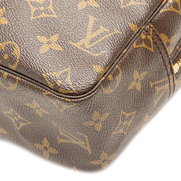 ルイ ヴィトン モノグラム トゥルーストワレット 28 セカンドバッグ クラッチバッグ M47522 ブラウン PVC レディース LOUIS VUITTON 【中古】