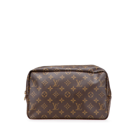 ルイ ヴィトン モノグラム トゥルーストワレット 28 セカンドバッグ クラッチバッグ M47522 ブラウン PVC レディース LOUIS VUITTON 【中古】