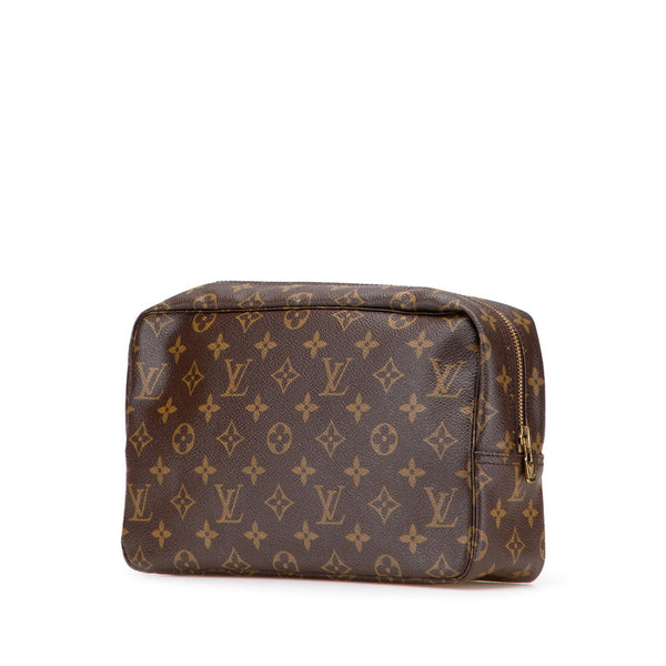 ルイ ヴィトン モノグラム トゥルーストワレット 28 セカンドバッグ クラッチバッグ M47522 ブラウン PVC レディース LOUIS VUITTON 【中古】