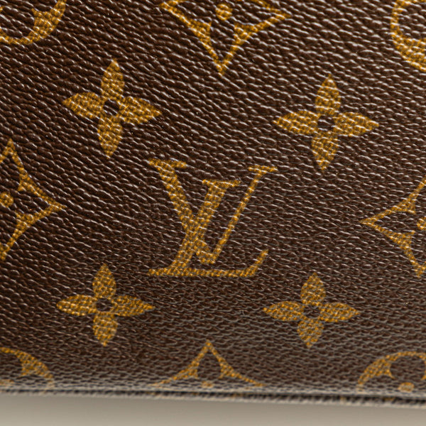 ルイ ヴィトン モノグラム トゥルーストワレット 28 セカンドバッグ クラッチバッグ M47522 ブラウン PVC レディース LOUIS VUITTON 【中古】