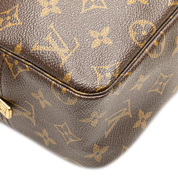 ルイ ヴィトン モノグラム トゥルーストワレット 28 セカンドバッグ クラッチバッグ M47522 ブラウン PVC レディース LOUIS VUITTON 【中古】