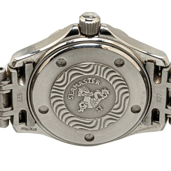 オメガ シーマスター プロフェッショナル 300 腕時計 2283.80 クオーツ ブルー文字盤 ステンレススチール レディース OMEGA 【中古】