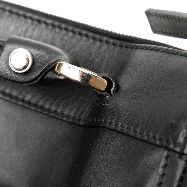 グッチ アビー ハンドバッグ トートバッグ 189831 ブラック レザー レディース GUCCI 【中古】