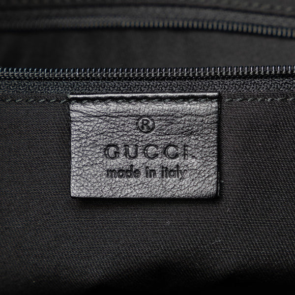 グッチ アビー ハンドバッグ トートバッグ 189831 ブラック レザー レディース GUCCI 【中古】