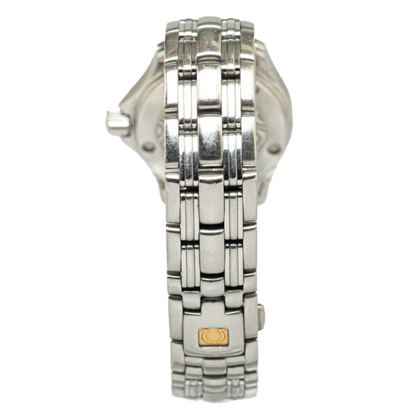 オメガ シーマスター120 腕時計 2571.81 クオーツ ネイビー文字盤 ステンレススチール レディース OMEGA 【中古】